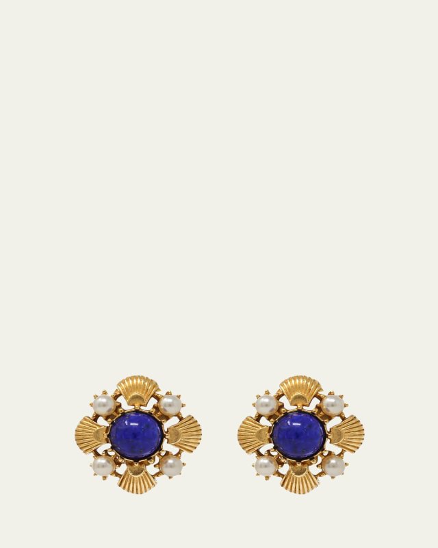 Stone Clip-On Earrings